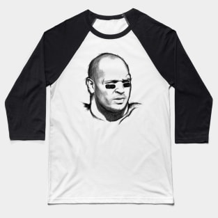 Brian Urlacher Chicago Sketch Baseball T-Shirt